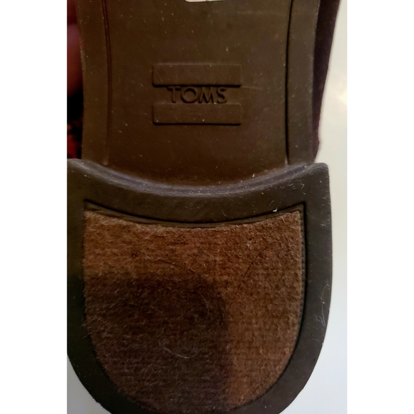 Toms Serra Slouchy Sweater Knit Suede Boots Sz 8 - Picture 7 of 10